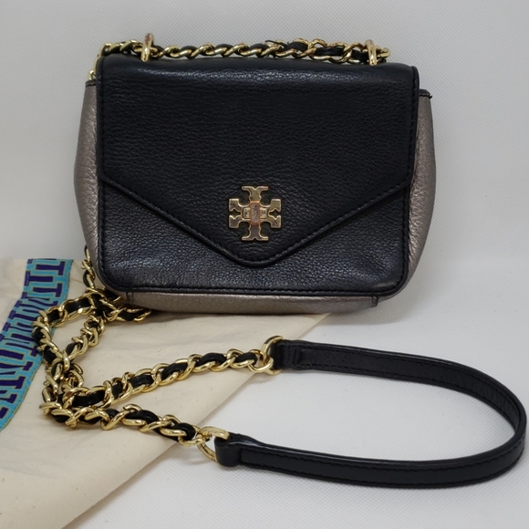 Tory Burch Handbags - Tory Burch Black Silver Crossbody